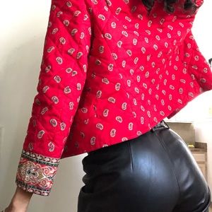 🍑🍑🍑 VINTAGE Vera Bradley quilted jacket